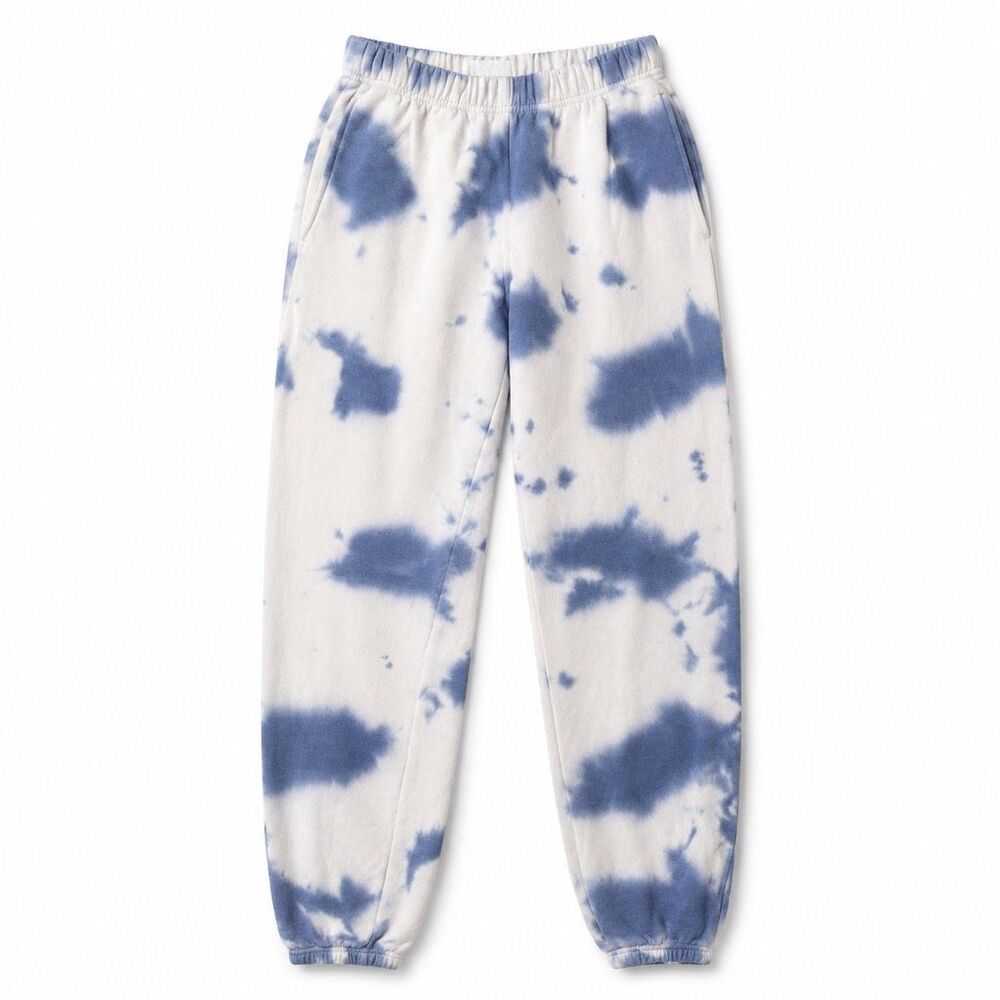 Wild Fable Blue White Tie-Dye Jogger Sweatpants XS